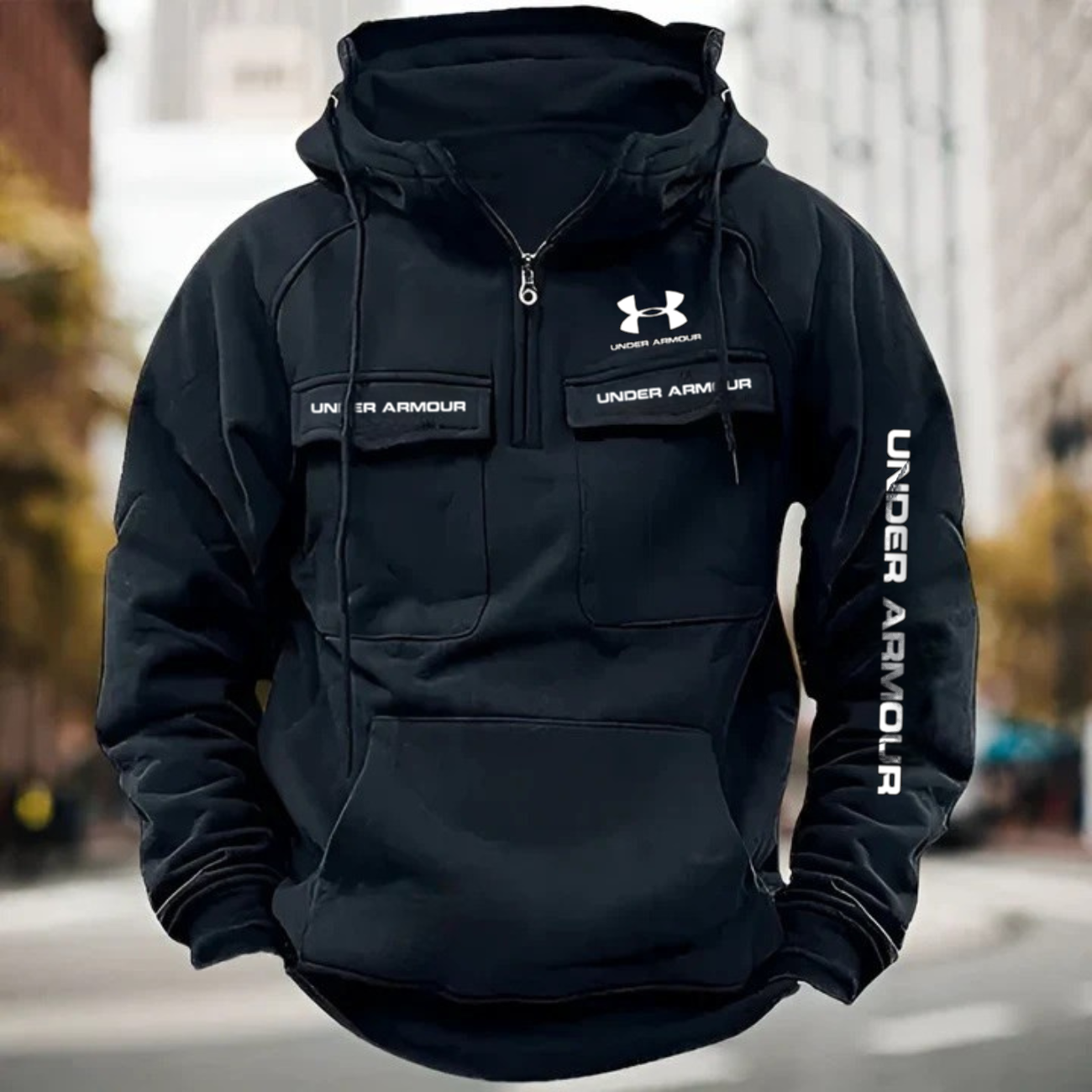 Felpa con cappuccio da uomo || Svuotamento magazzino