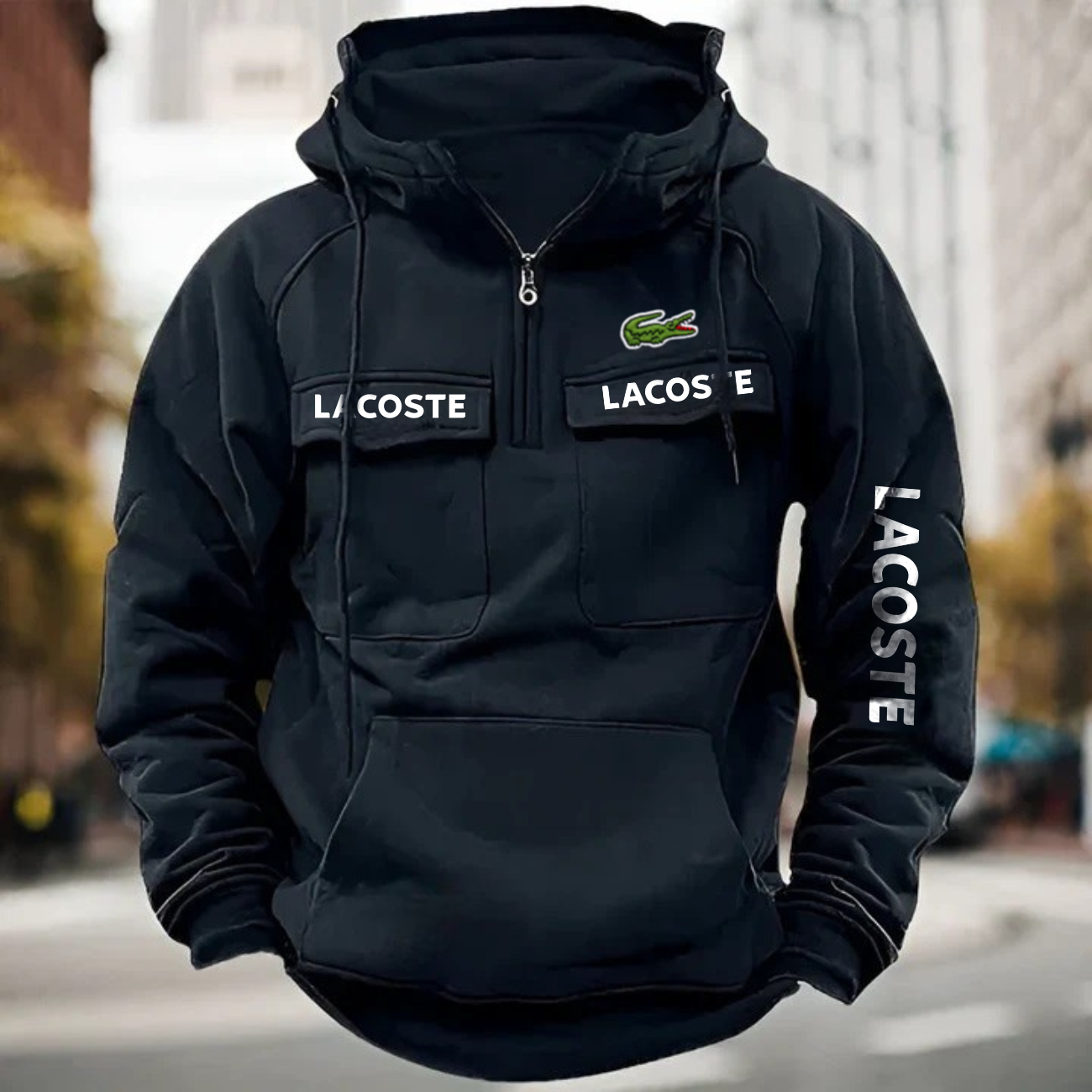 Felpa con Cappuccio da Uomo || Saldi