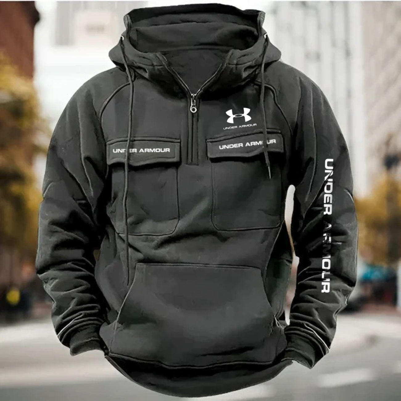 Felpa con cappuccio da uomo || Svuotamento magazzino