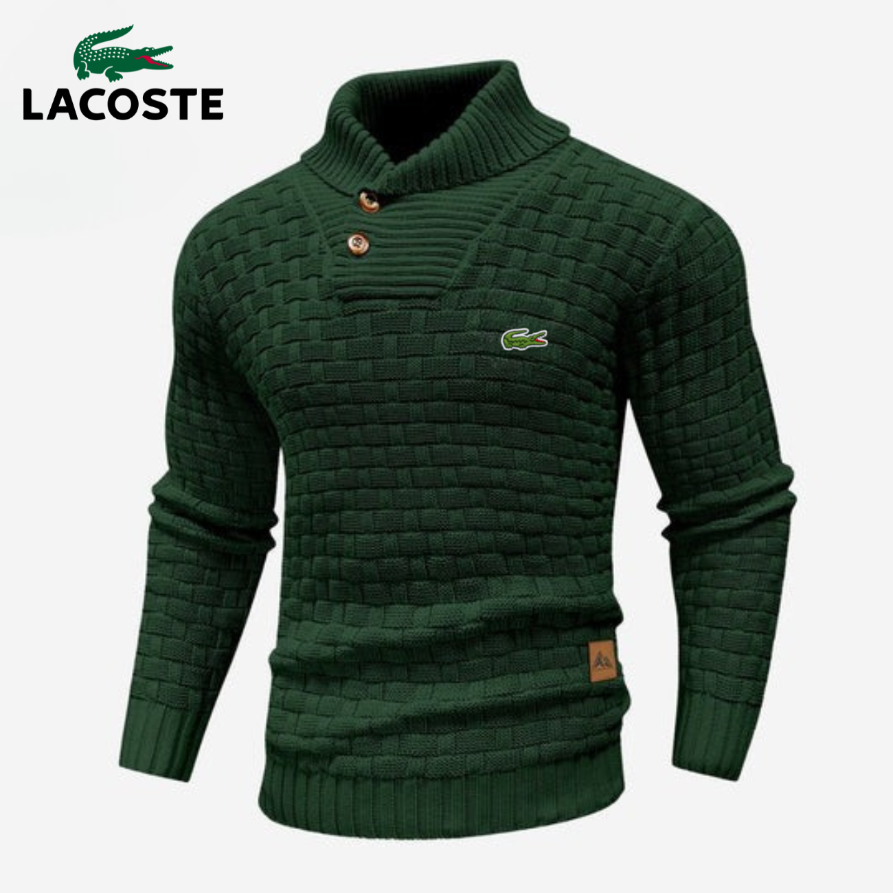 Maglione Lavorato a Maglia con Colletto a Bottoni - PREZZO DI SVENDITA