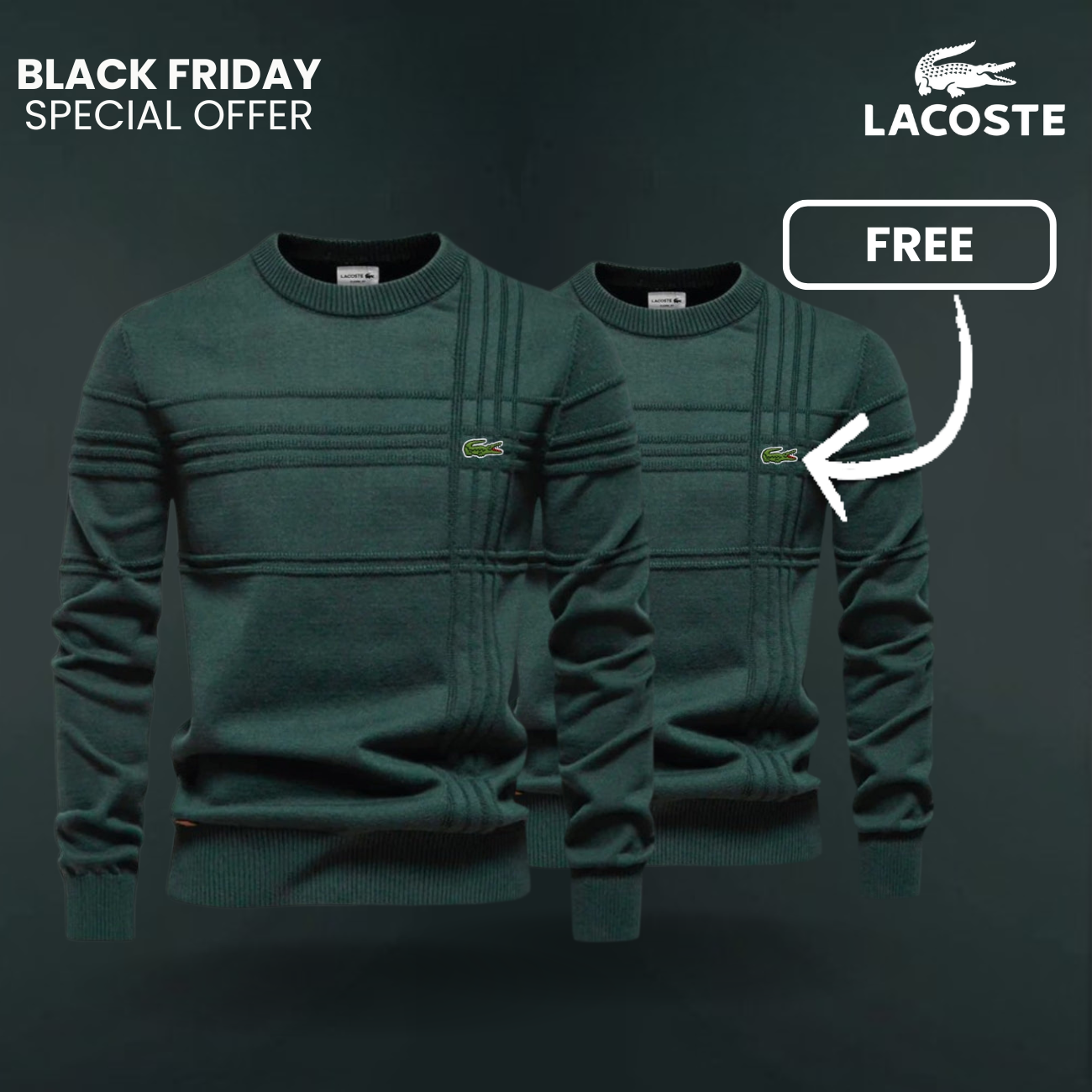 Maglione Strutturato Uomo LC™ 1+1 Gratis (Saldi)