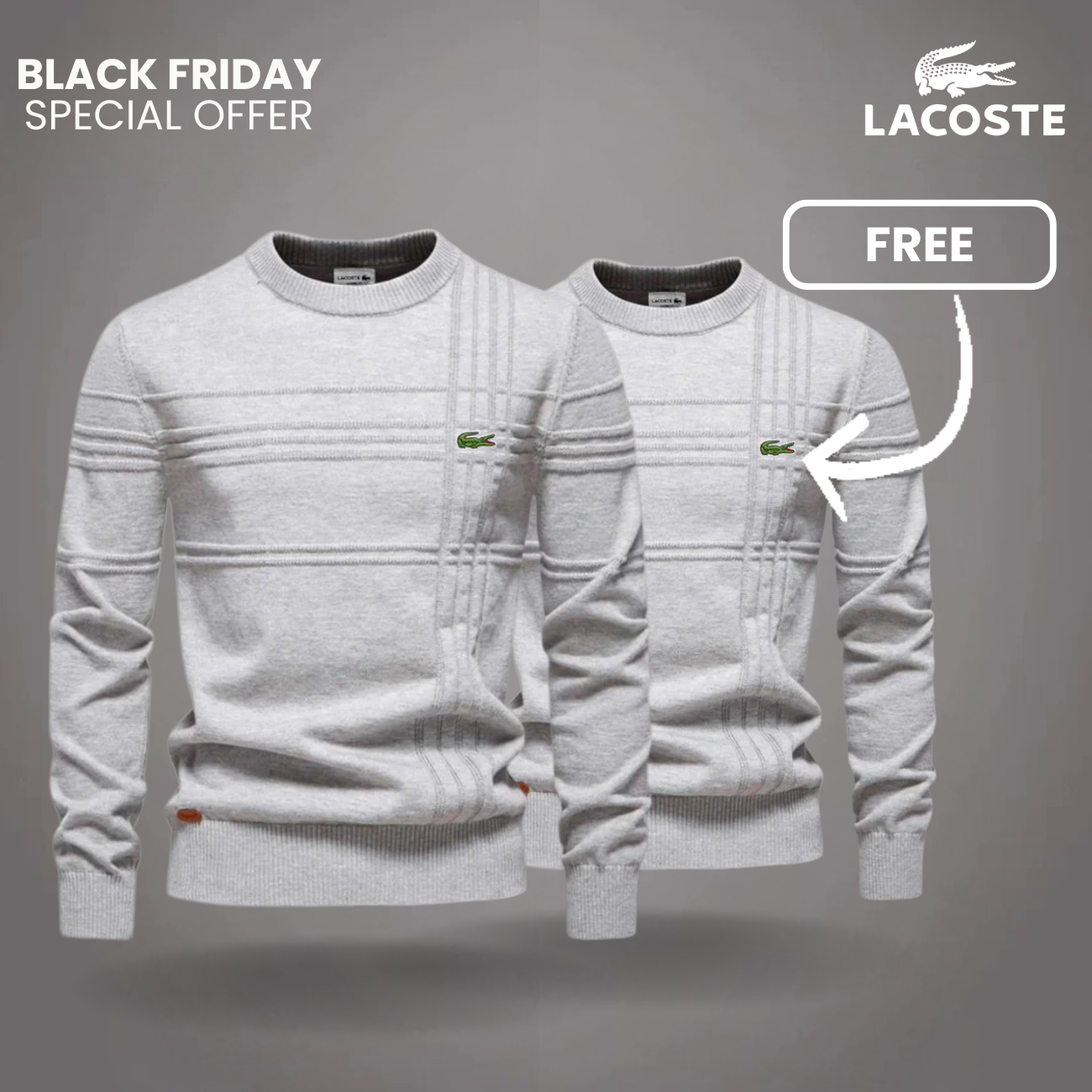 Maglione Strutturato Uomo LC™ 1+1 Gratis (Saldi)