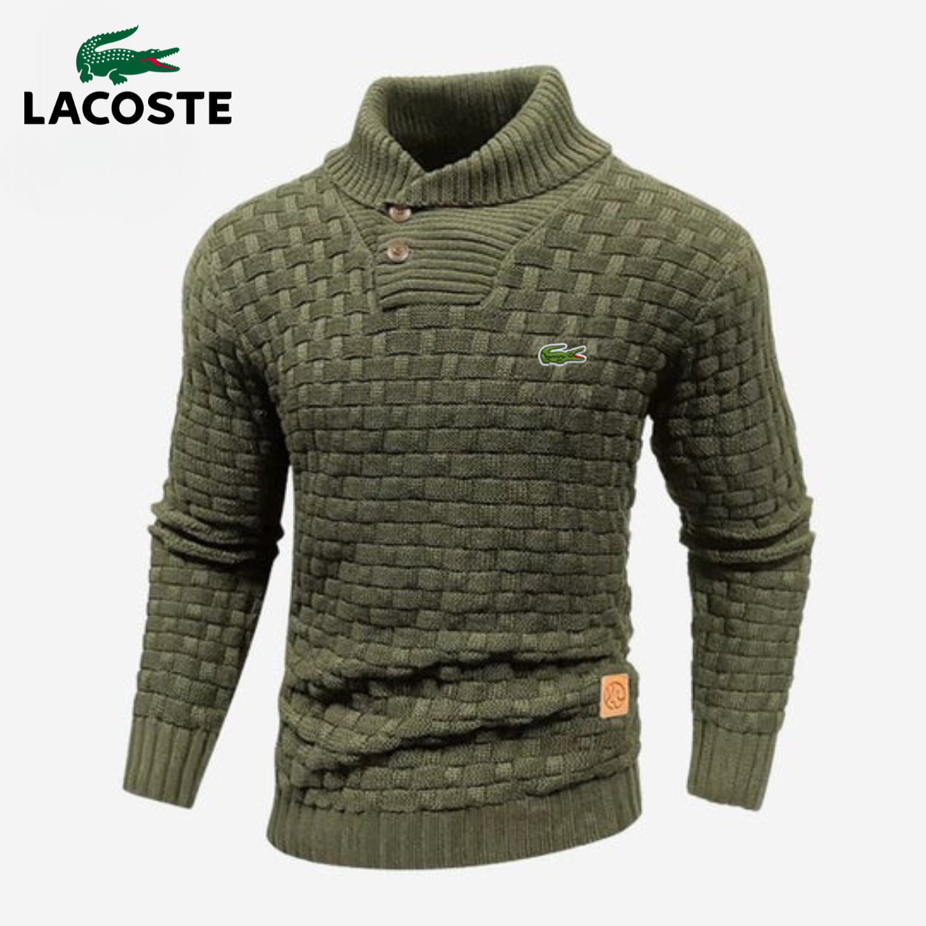 Maglione Lavorato a Maglia con Colletto a Bottoni - PREZZO DI SVENDITA