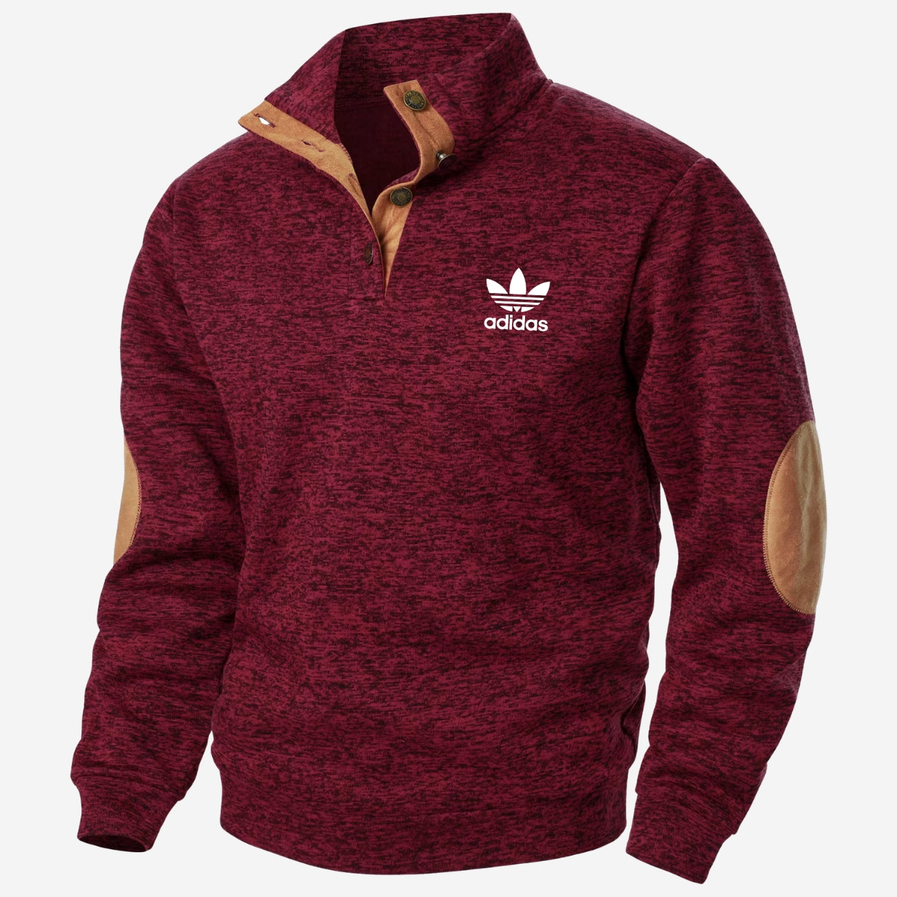 Felpa con mezza abbottonatura - SALDI