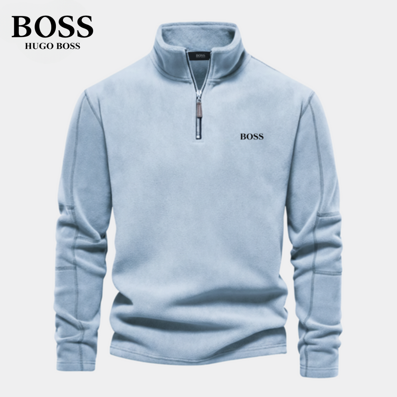 BOSS™ Half Zip Sweatshirt | In Cotone