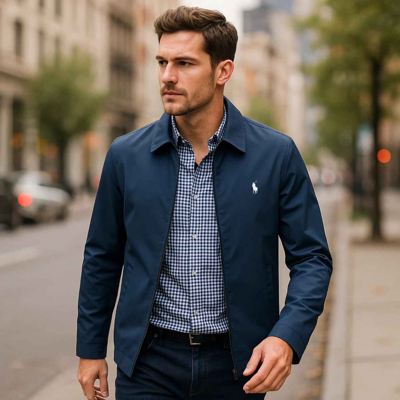 Elegante Giacca con Cerniera