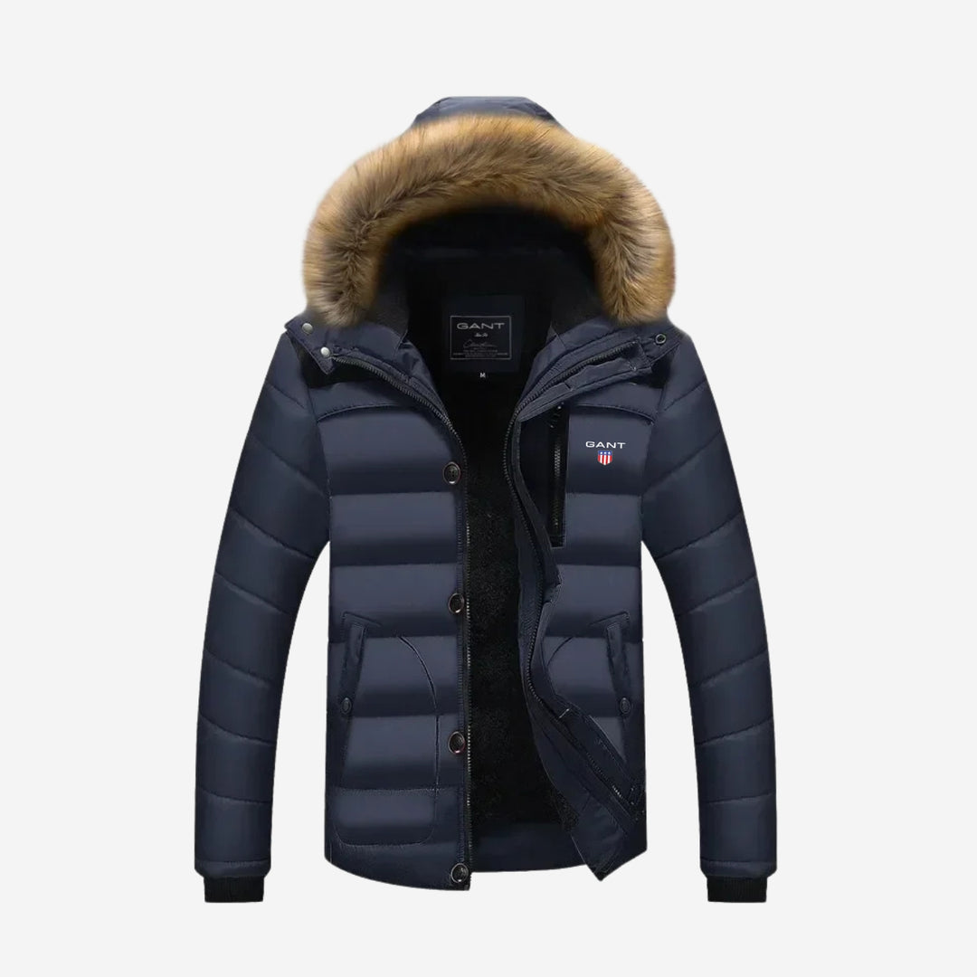 Giacca Piumino Isolante con Collo in Pelliccia - Sconto Speciale Fine Serie