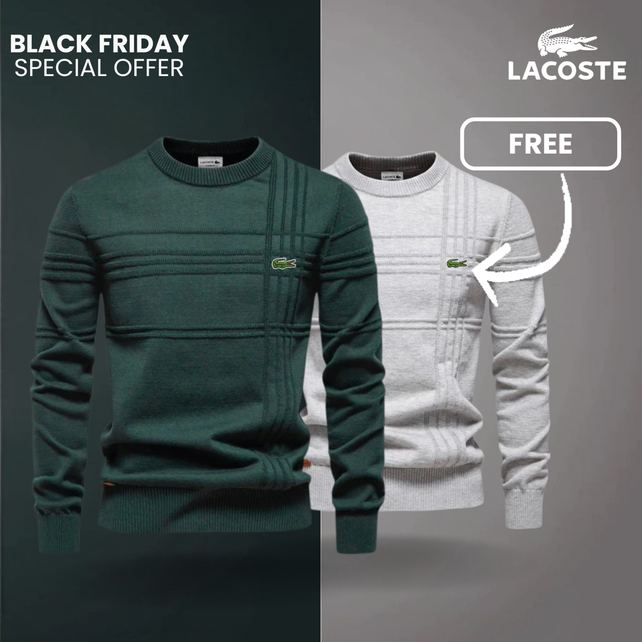 Maglione Strutturato Uomo LC™ 1+1 Gratis (Saldi)