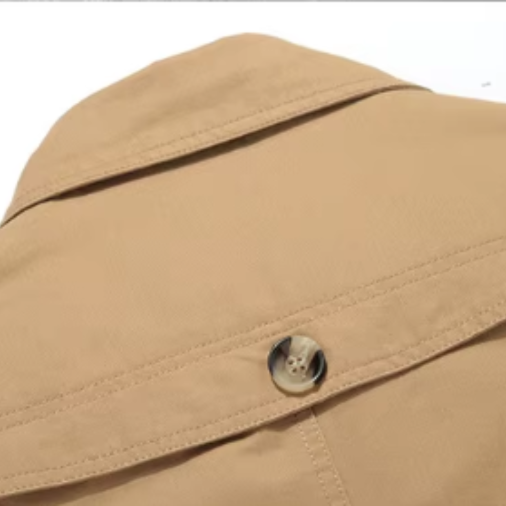 Adriano | Elegante Cappotto Trench Imbottito