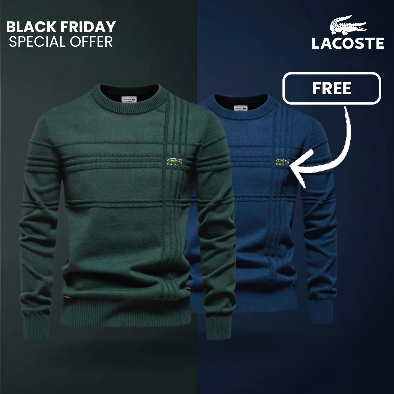 Maglione Strutturato Uomo LC™ 1+1 Gratis (Saldi)