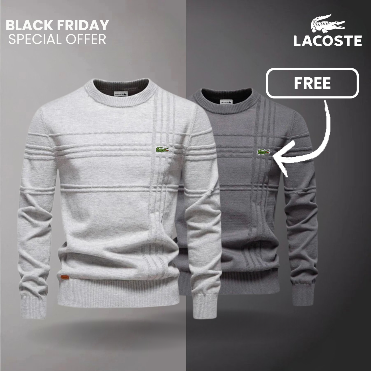 Maglione Strutturato Uomo LC™ 1+1 Gratis (Saldi)