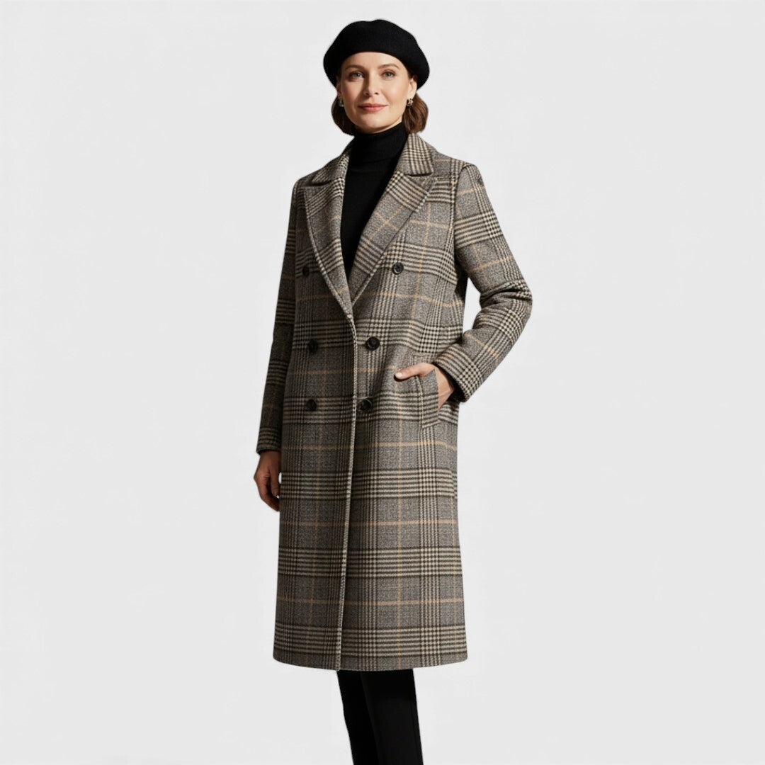 Margaret | Cappotto Classico a Quadri