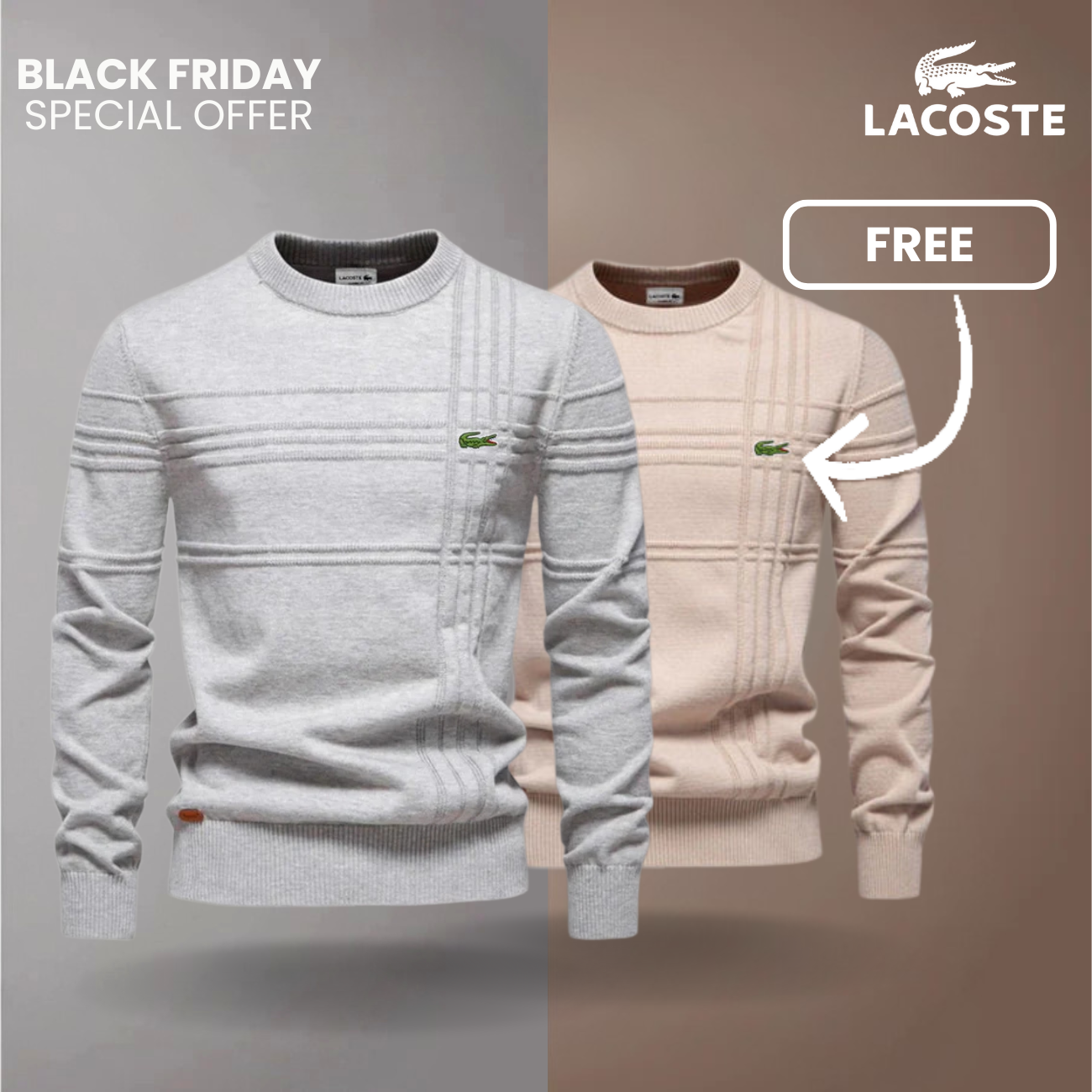 Maglione Strutturato Uomo LC™ 1+1 Gratis (Saldi)