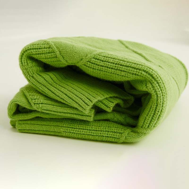 Remmy | Maglione a Collo Alto con Motivo Strutturato