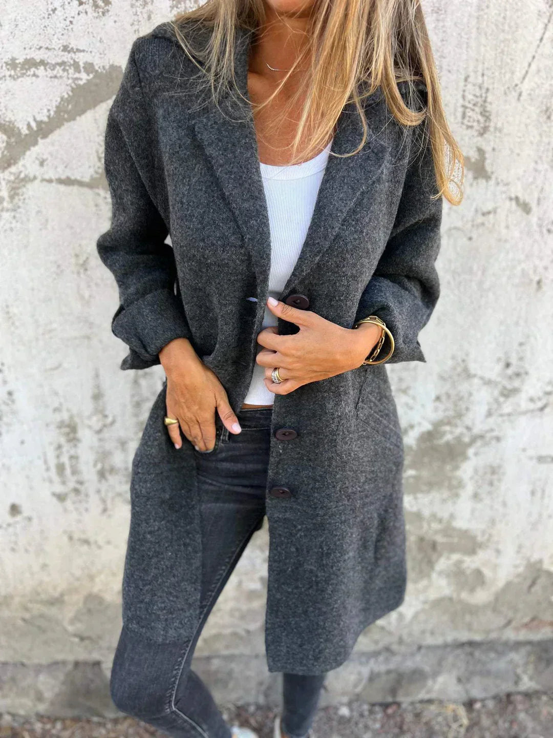 Baylea | Cappotto Casual in Lana