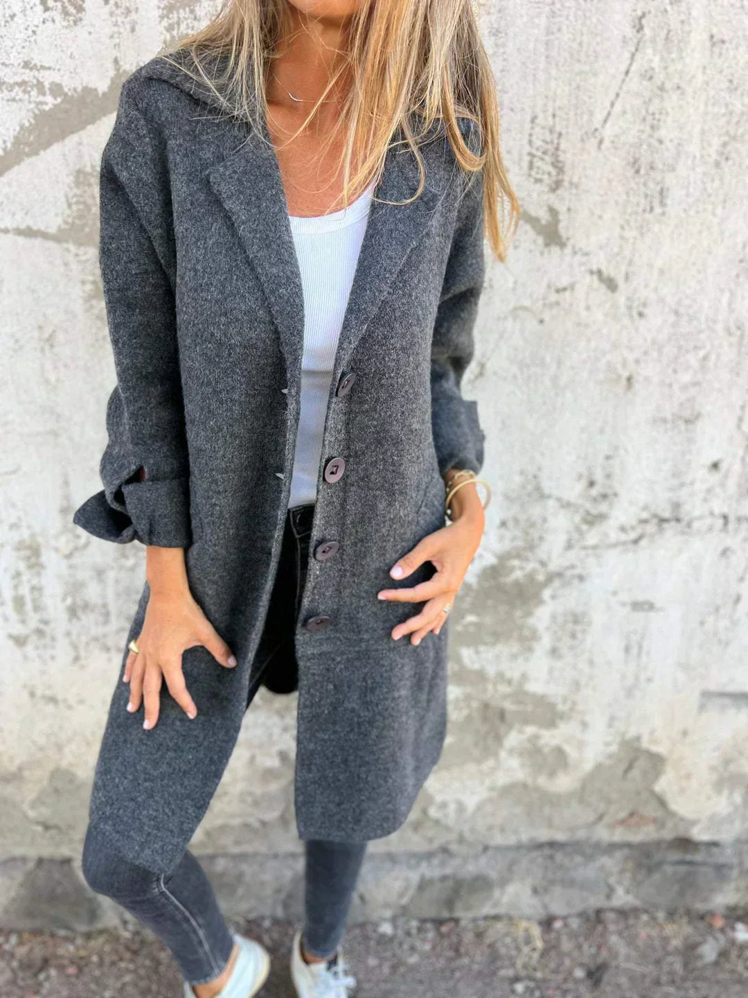 Baylea | Cappotto Casual in Lana