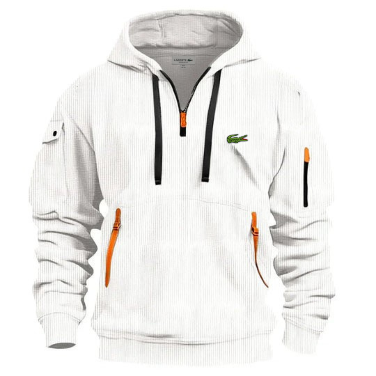 Felpa con Cappuccio con Molte Tasche e Cerniera || SALDI SCM