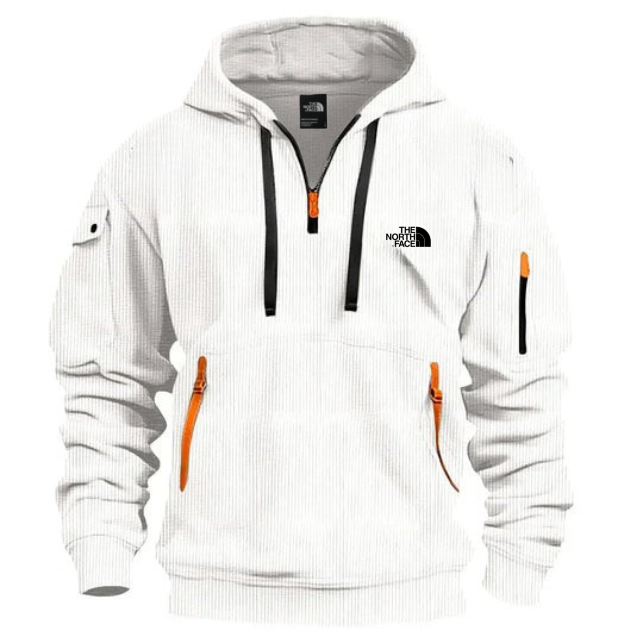 Felpa con Cappuccio Multitasche e Zip || SVENDITA SCM