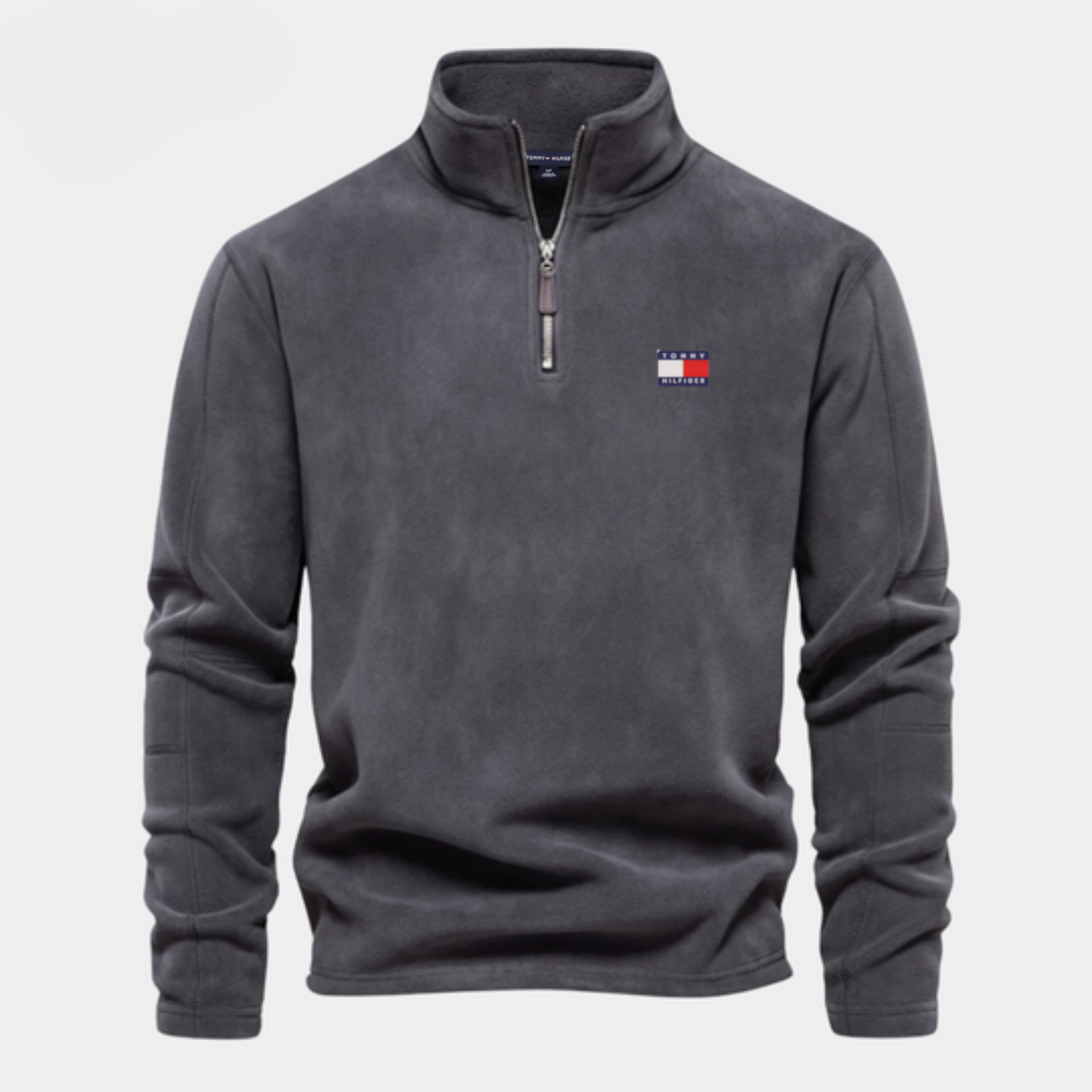 TH™ Felpa con mezza cerniera | In Cotone