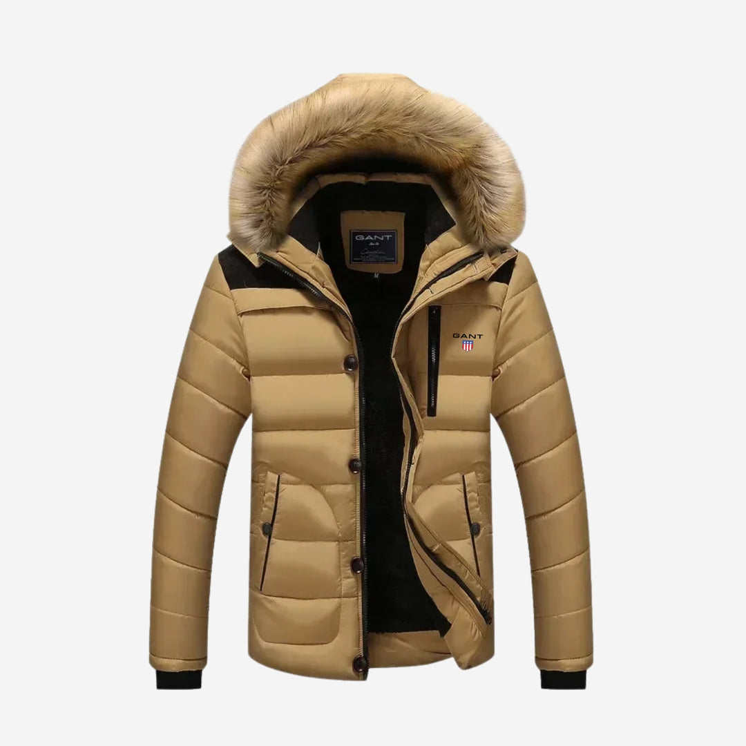 Giacca Piumino Isolante con Collo in Pelliccia - Sconto Speciale Fine Serie