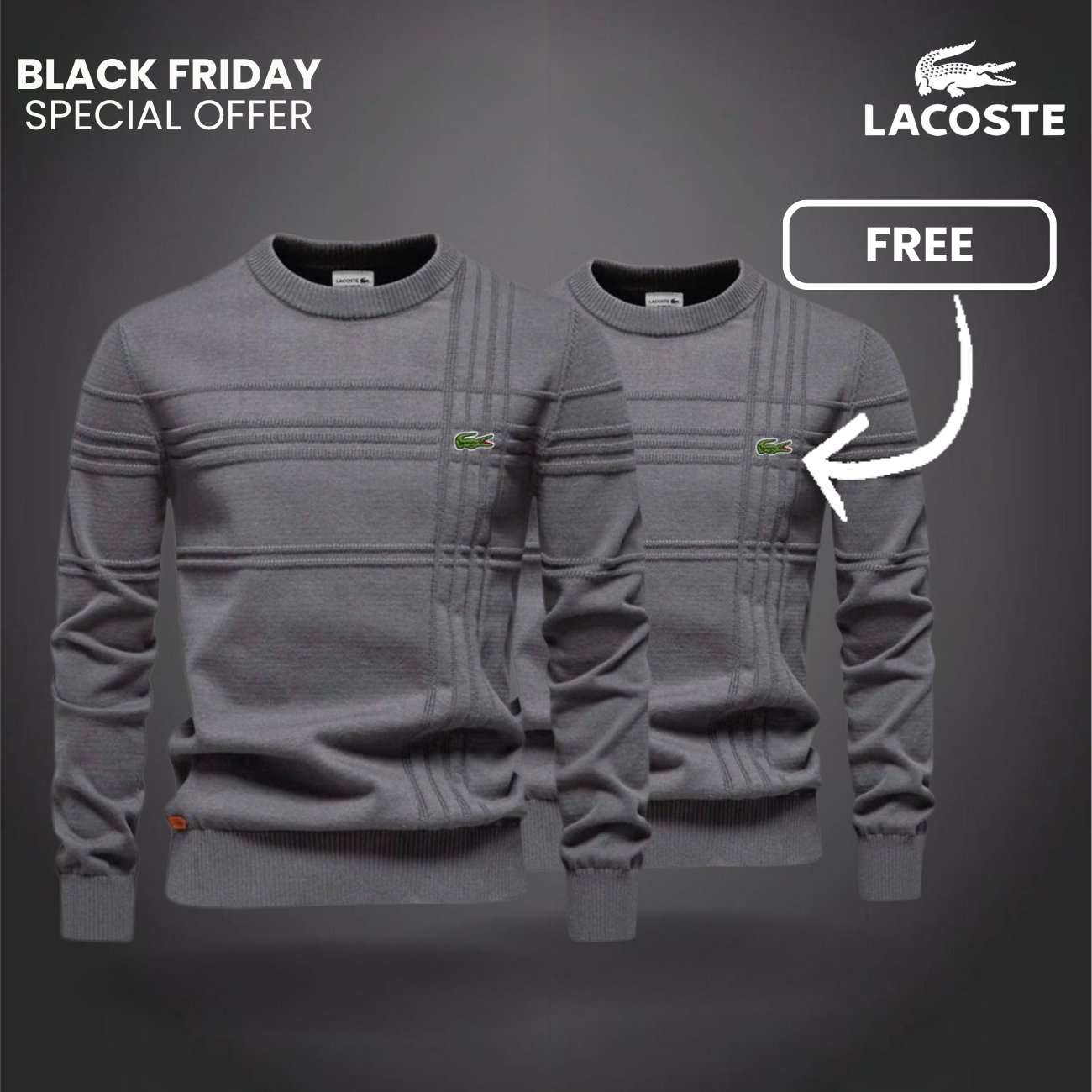 Maglione Strutturato Uomo LC™ 1+1 Gratis (Saldi)