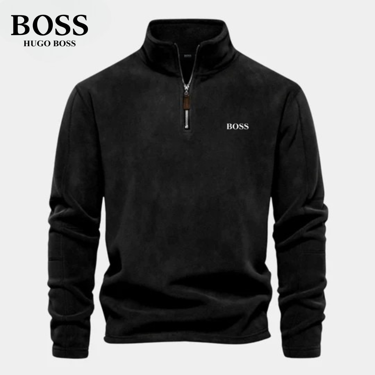 BOSS™ Half Zip Sweatshirt | In Cotone