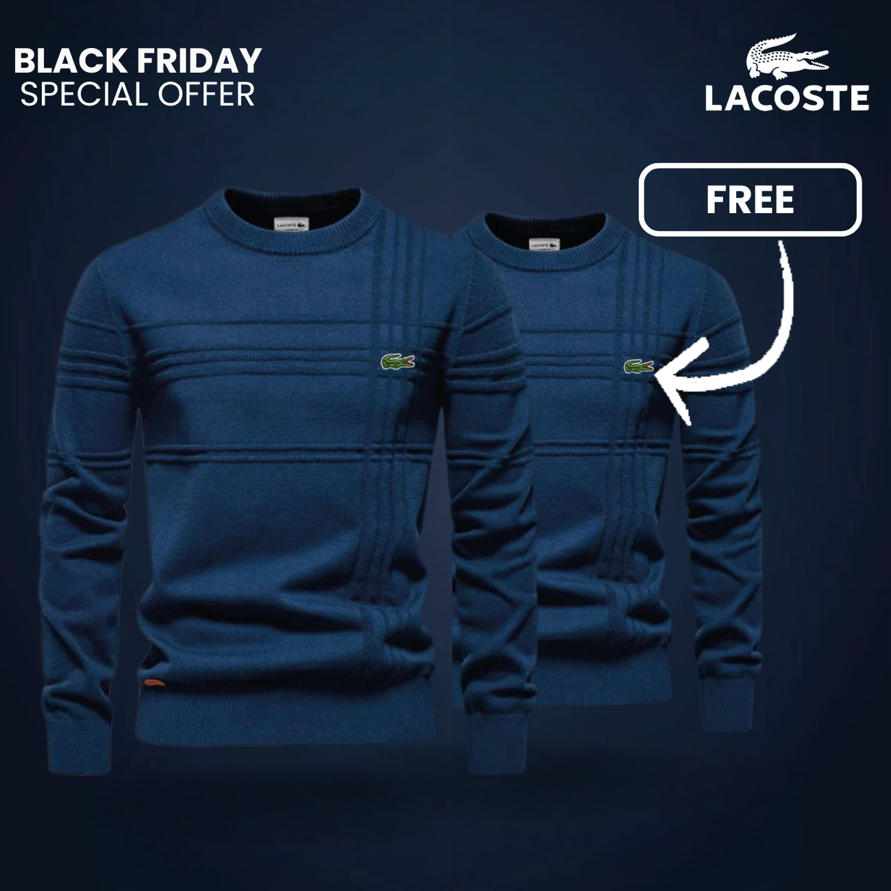 Maglione Strutturato Uomo LC™ 1+1 Gratis (Saldi)