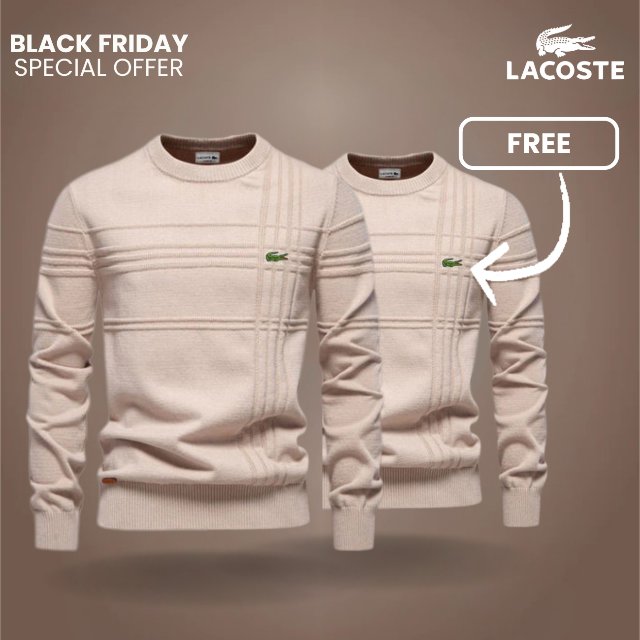 Maglione Strutturato Uomo LC™ 1+1 Gratis (Saldi)