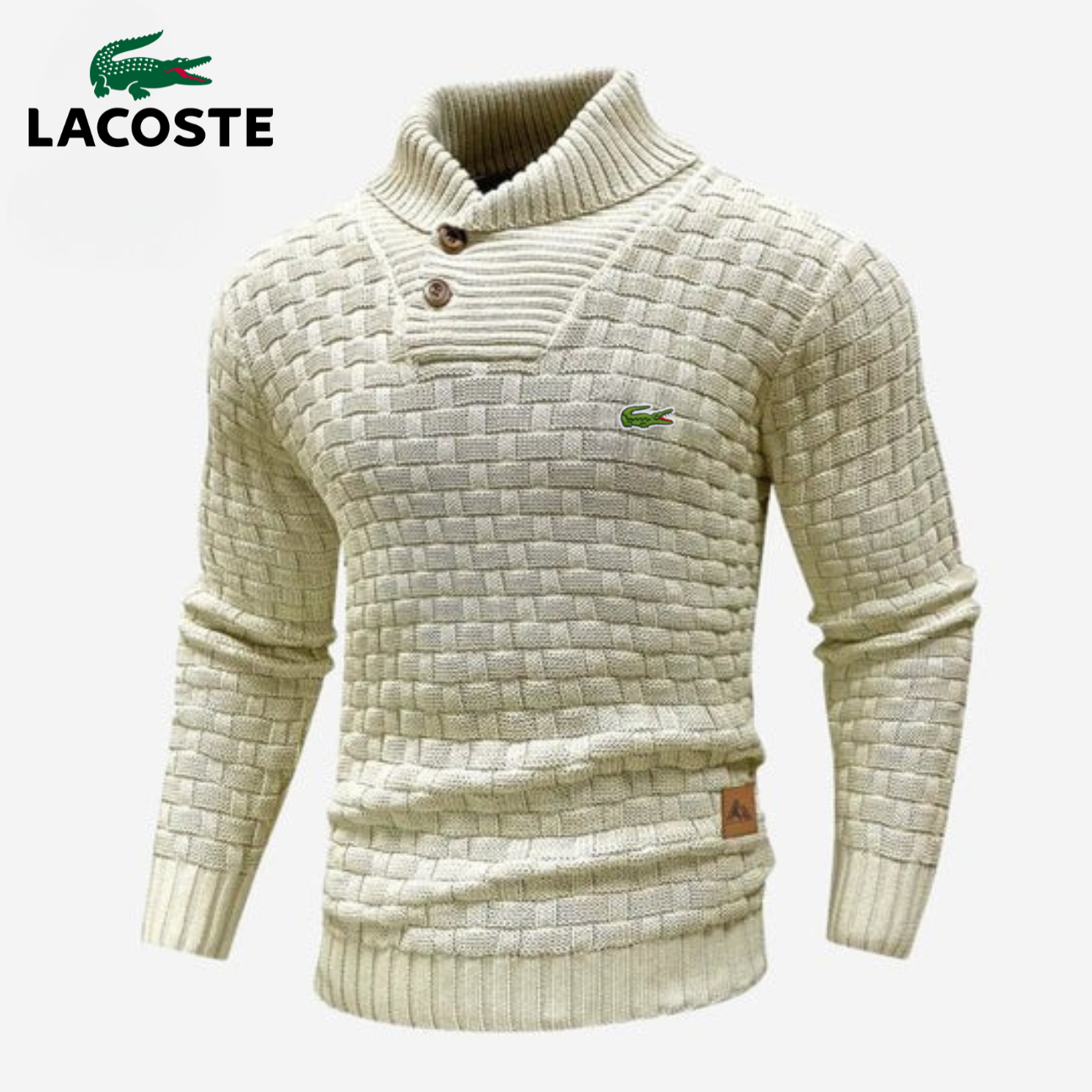 Maglione Lavorato a Maglia con Colletto a Bottoni - PREZZO DI SVENDITA