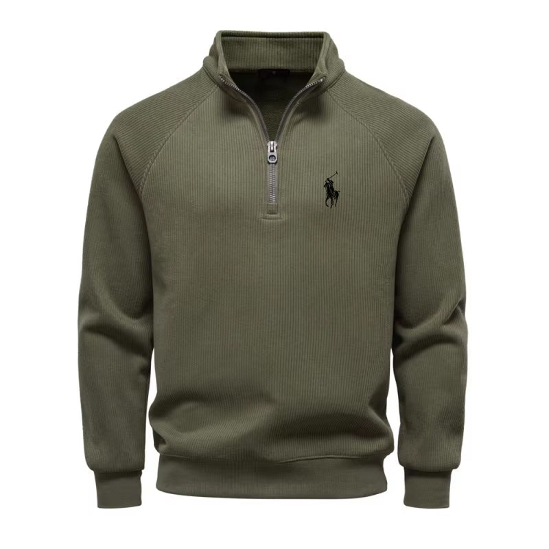 RL Felpa Mezza Zip Versatile da Uomo || Saldi Speciali