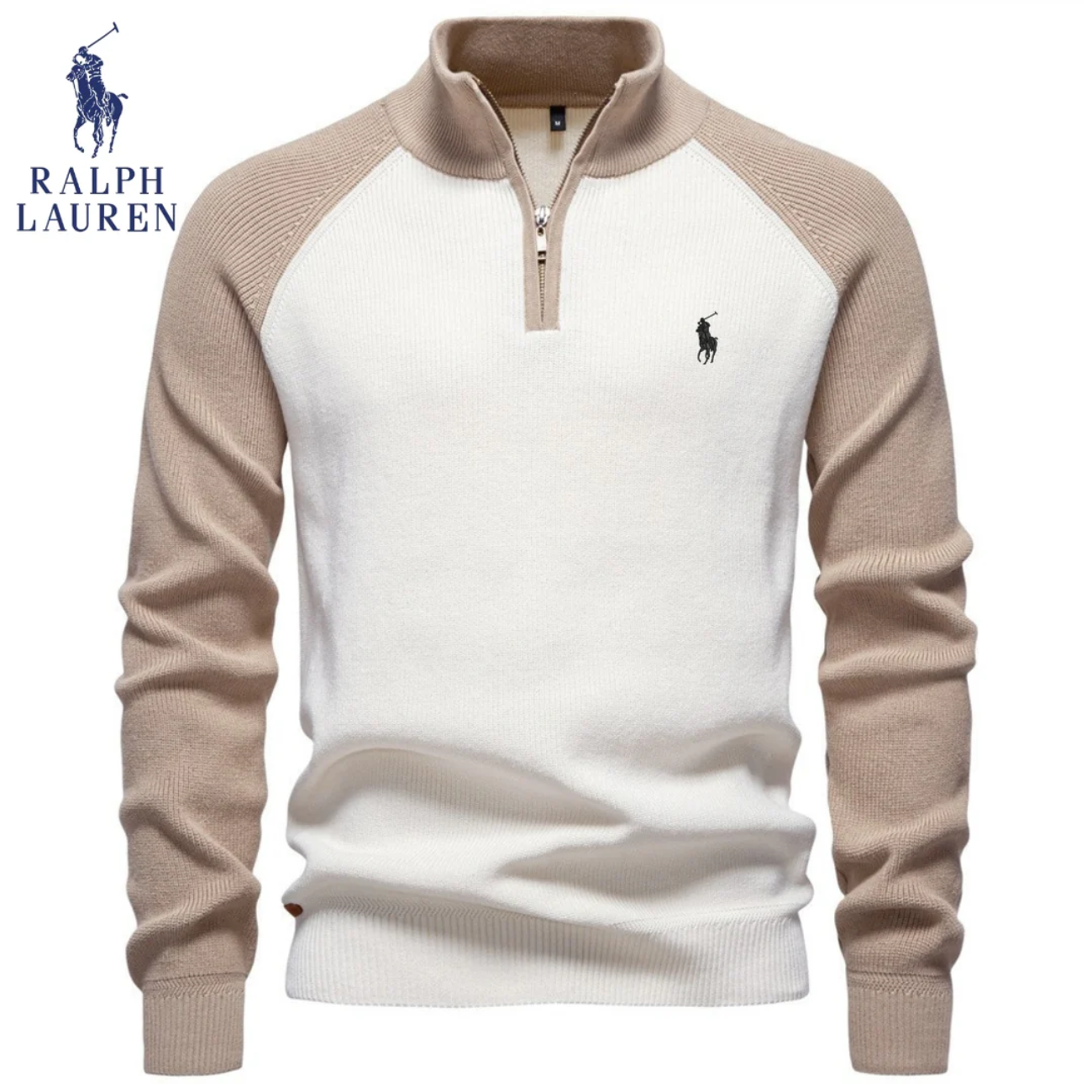 Pullover Premium da Uomo con Mezza Cerniera || Saldi Speciali