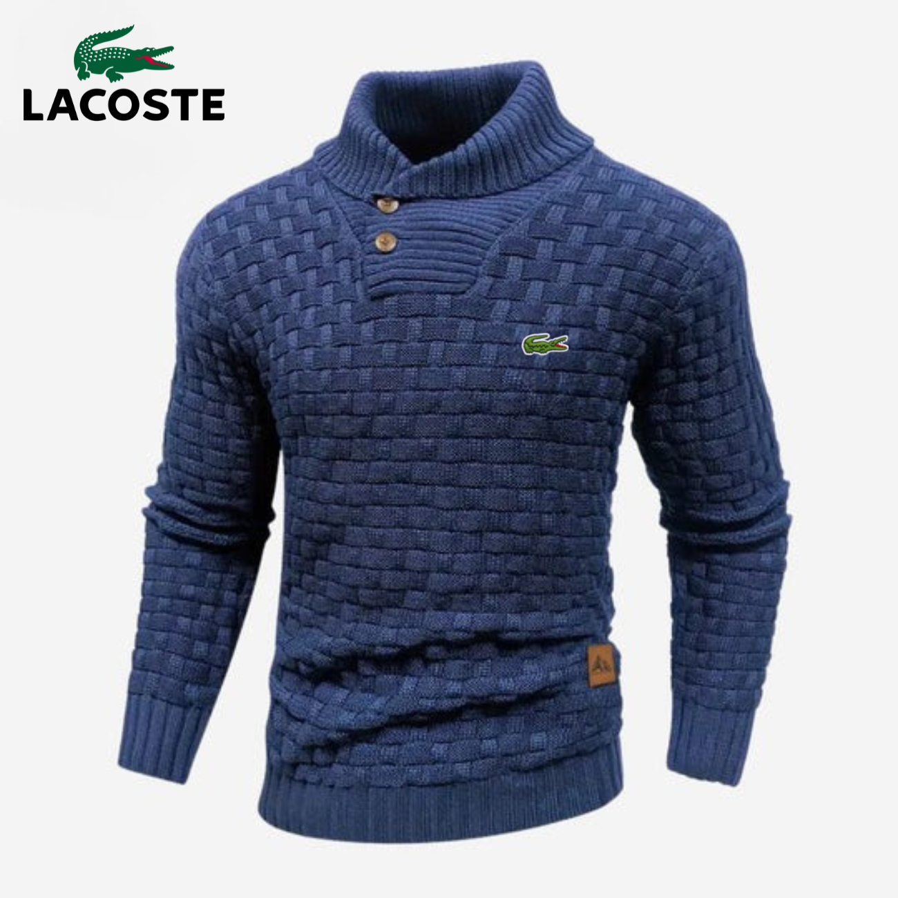 Maglione Lavorato a Maglia con Colletto a Bottoni - PREZZO DI SVENDITA