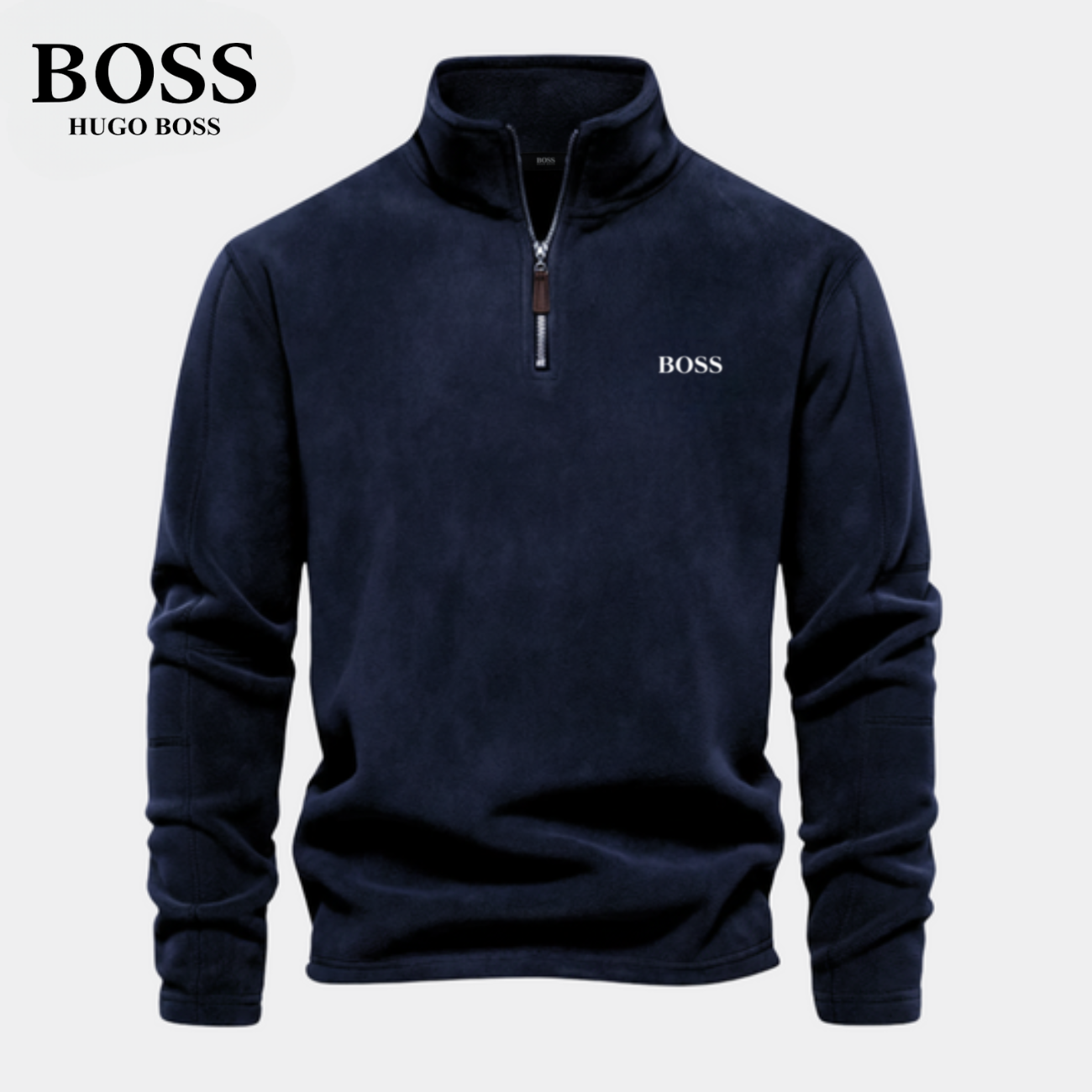 BOSS™ Half Zip Sweatshirt | In Cotone