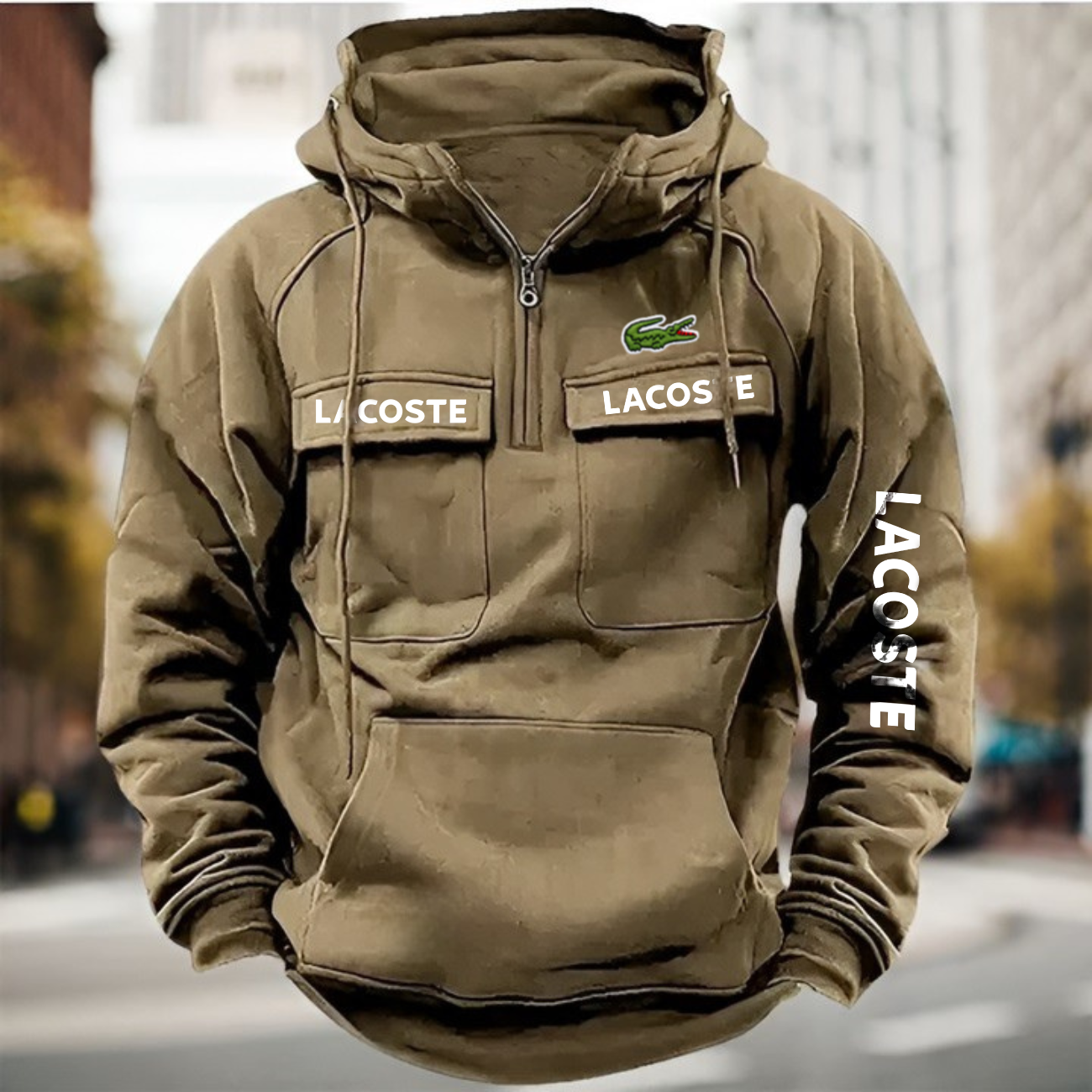 Felpa con Cappuccio da Uomo || Saldi