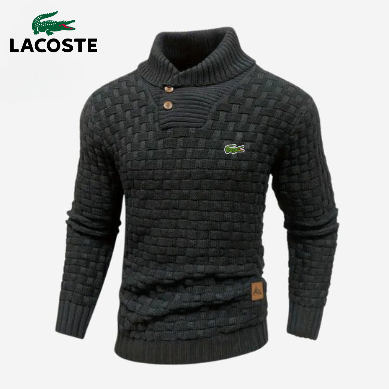 Maglione Lavorato a Maglia con Colletto a Bottoni - PREZZO DI SVENDITA