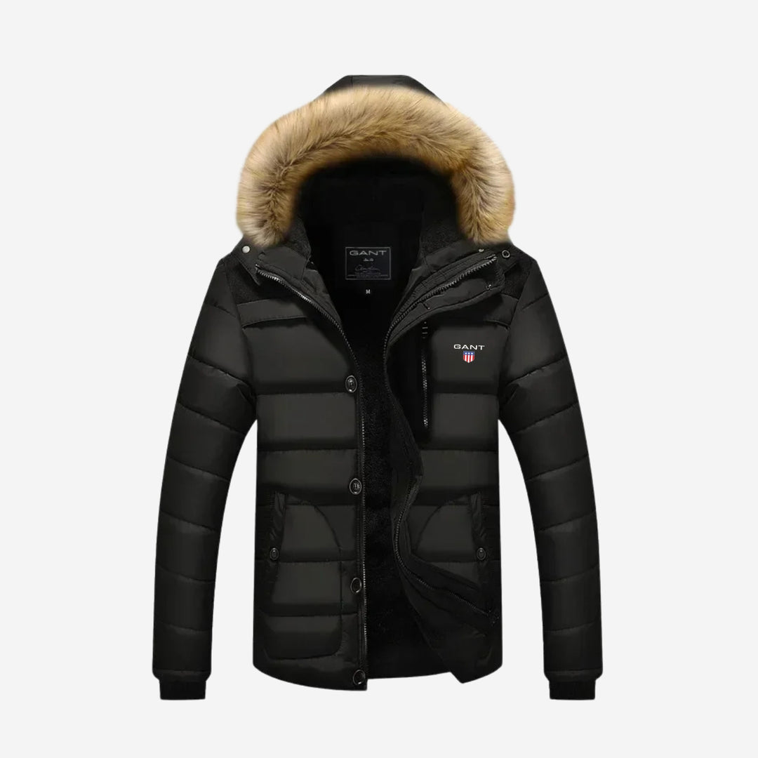 Giacca Piumino Isolante con Collo in Pelliccia - Sconto Speciale Fine Serie