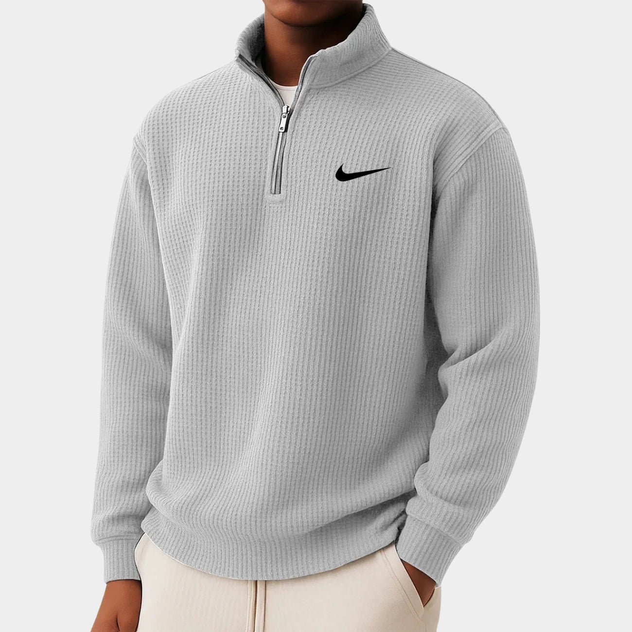 Pullover Mezza Zip Confortevole - PREZZO DI LIQUIDAZIONE