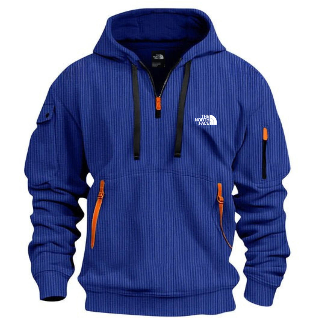 Felpa con Cappuccio Multitasche e Zip || SVENDITA SCM