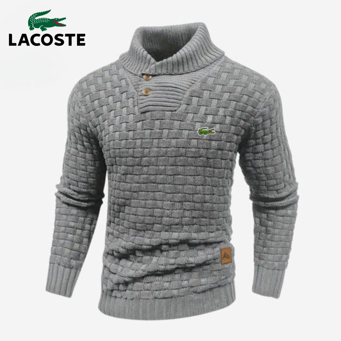 Maglione Lavorato a Maglia con Colletto a Bottoni - PREZZO DI SVENDITA