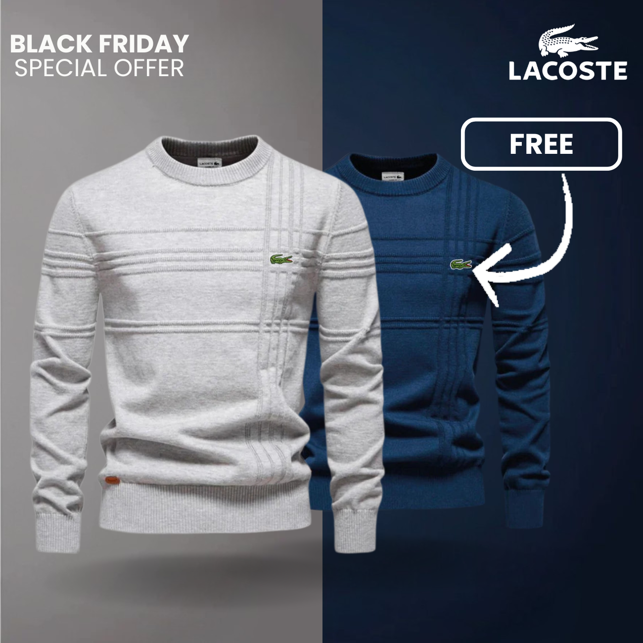 Maglione Strutturato Uomo LC™ 1+1 Gratis (Saldi)