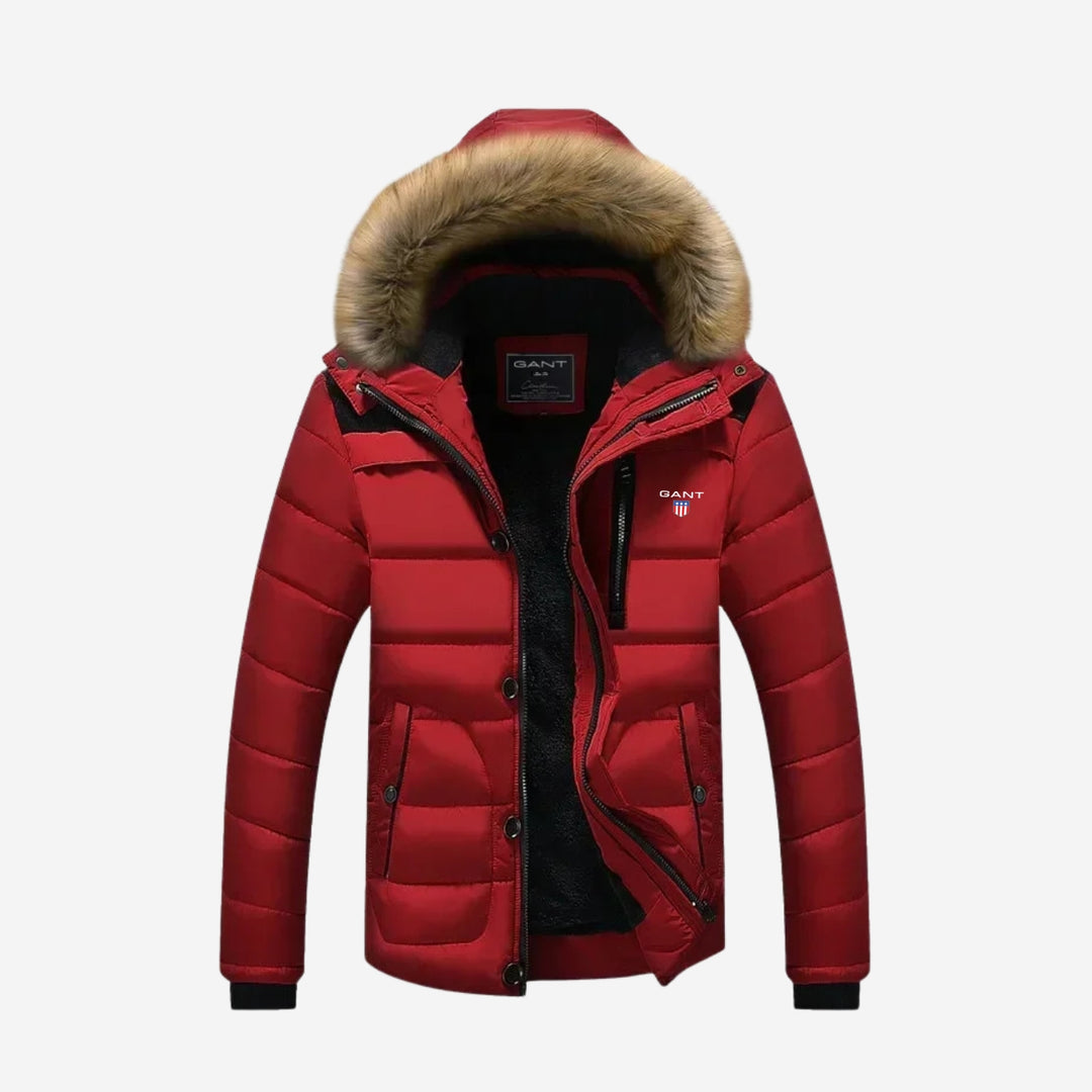 Giacca Piumino Isolante con Collo in Pelliccia - Sconto Speciale Fine Serie