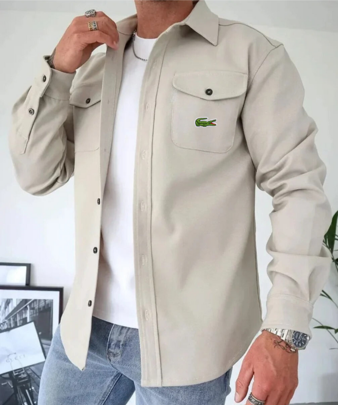 LT - Madingi Viršutiniai Marškiniai-švarkas 2025