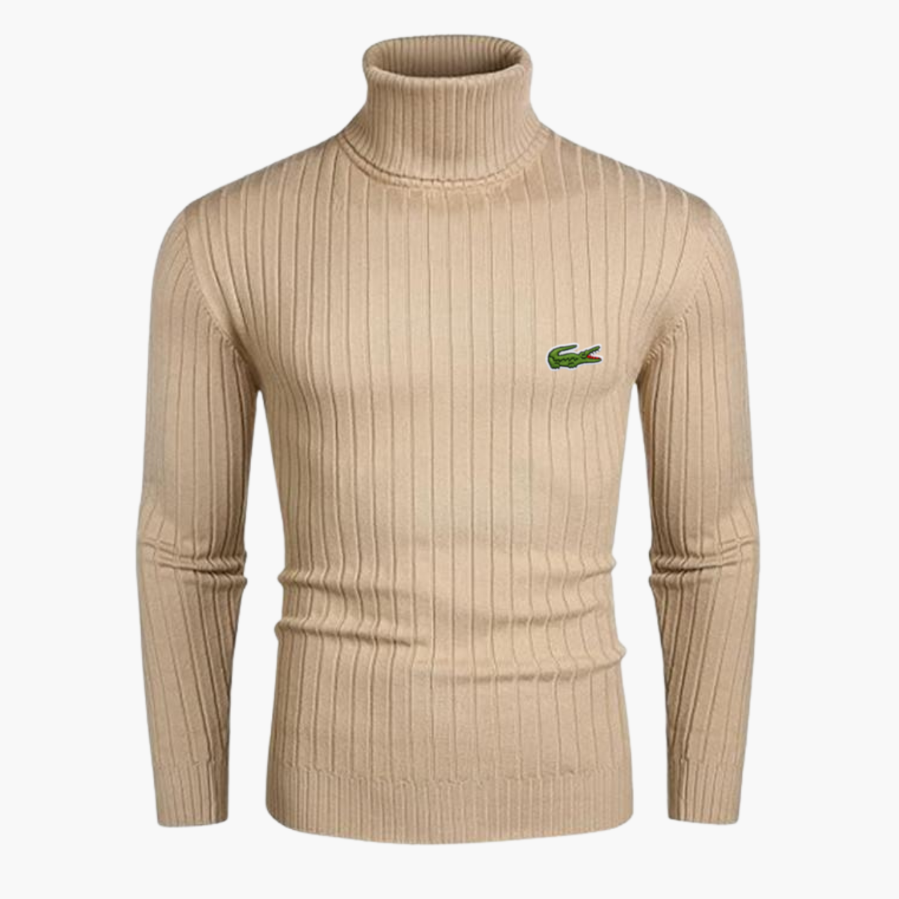 Dolcevita a Costine Slim-Fit || Collezione Comfort Moderno