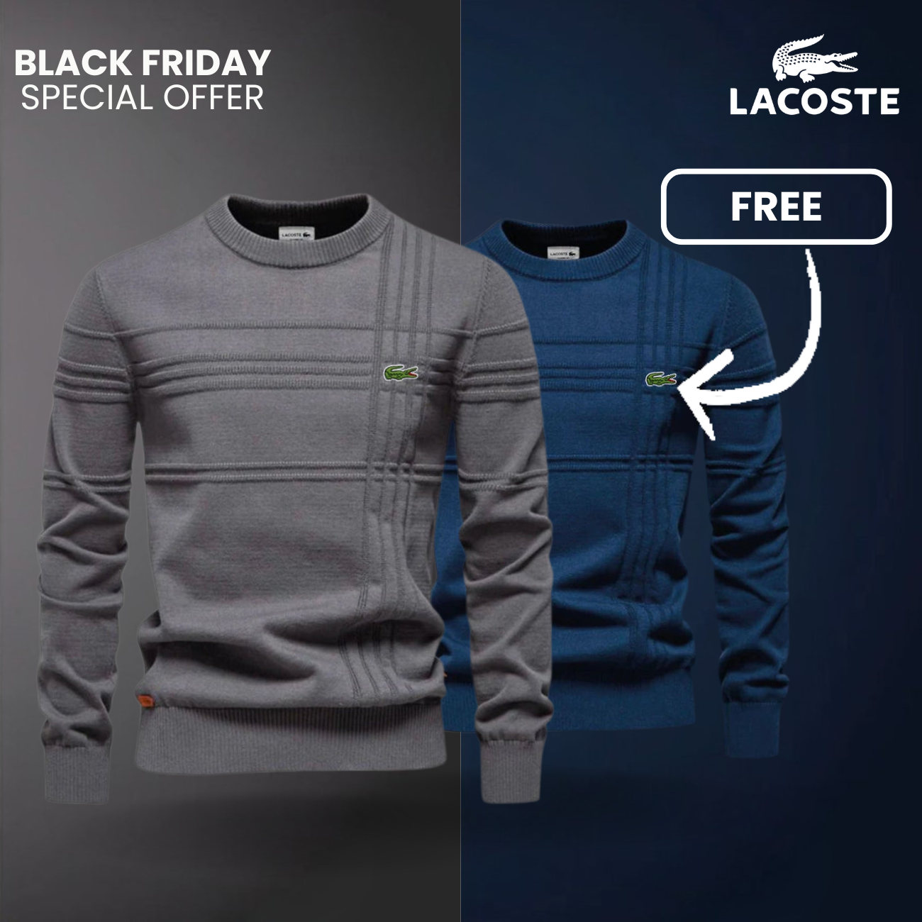 Maglione Strutturato Uomo LC™ 1+1 Gratis (Saldi)