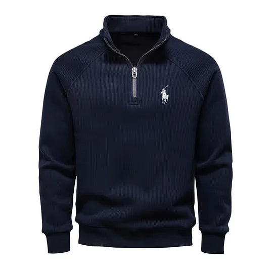 RL Felpa Mezza Zip Versatile da Uomo || Saldi Speciali