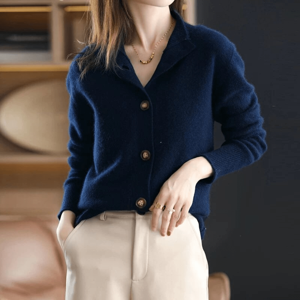 Anny | Cardigan di Cashmere Lussuoso